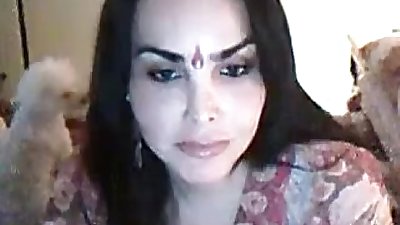 người da đỏ lady Trên webcam