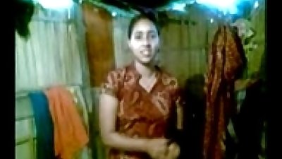 bangla desi Dorp Meisje mukta verlegen naar vriend als Lesbische Act